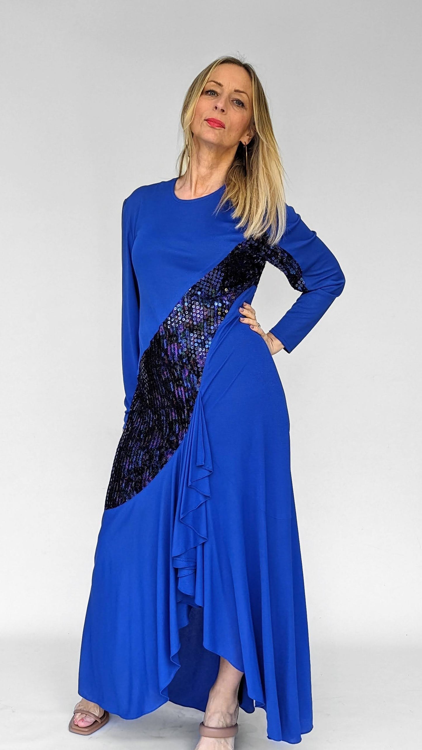 Royal Blue Long Evening Dress