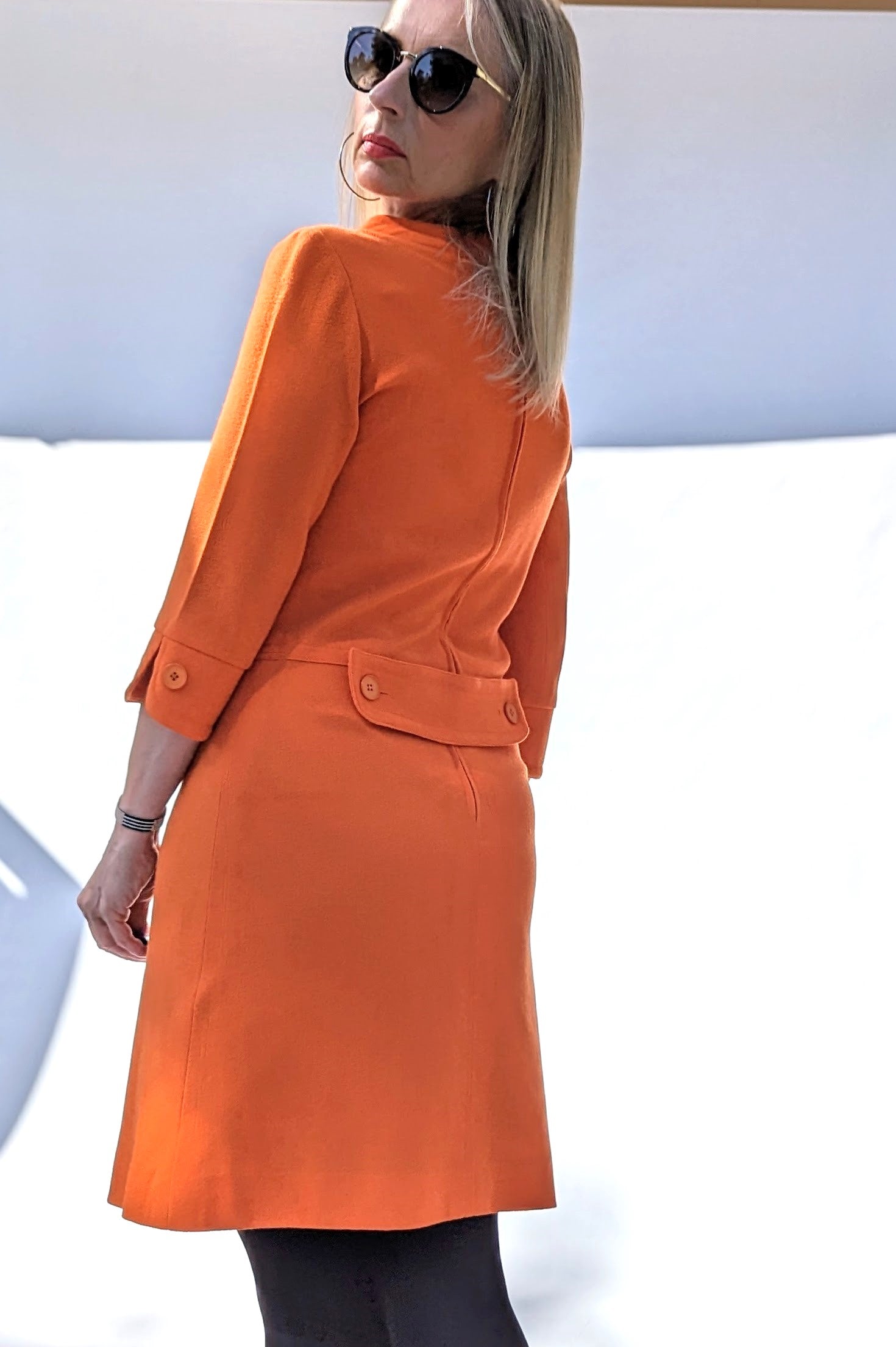 Vintage-60s-Orange-dress