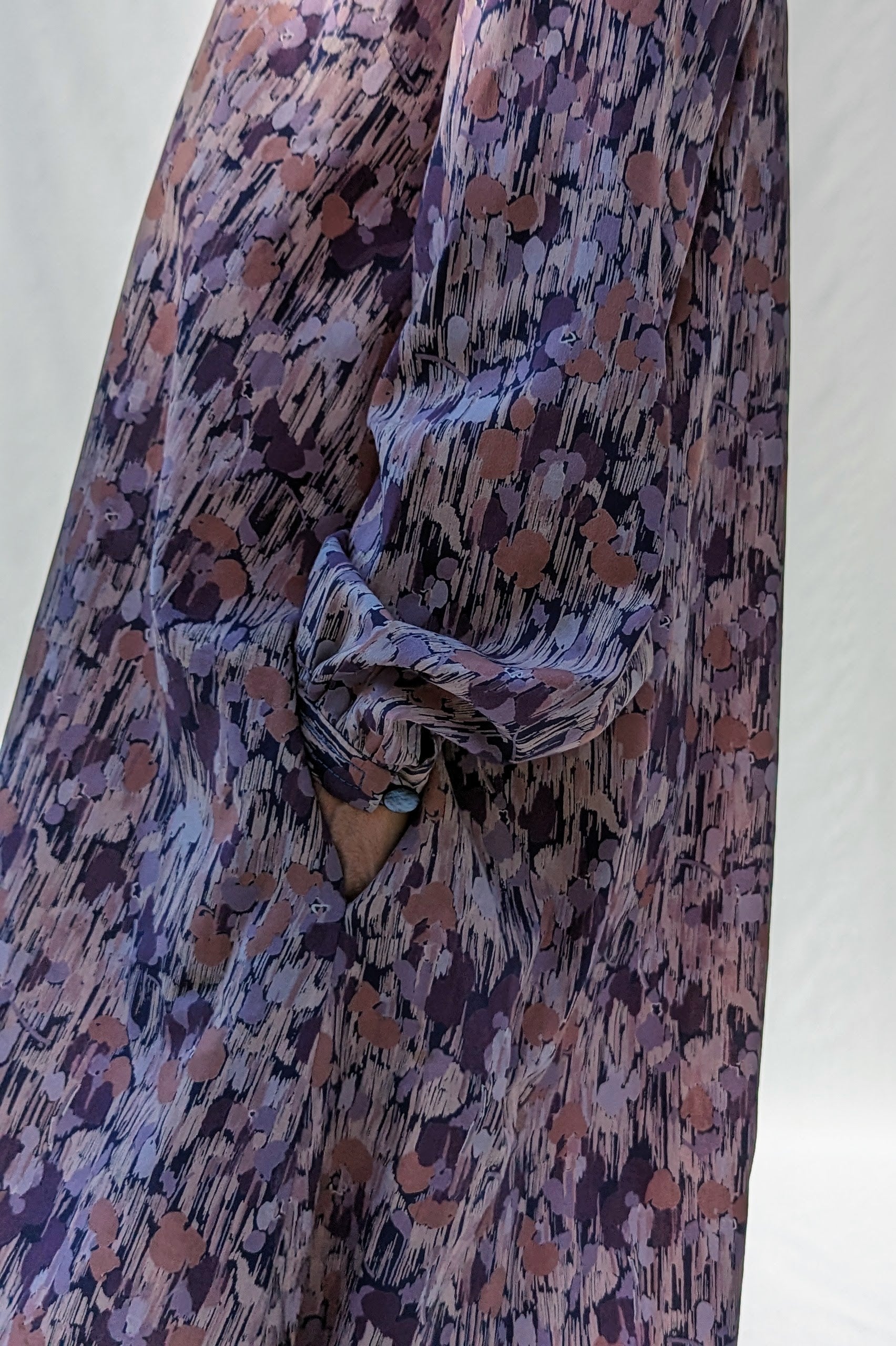 Jean Varon printed purple dress