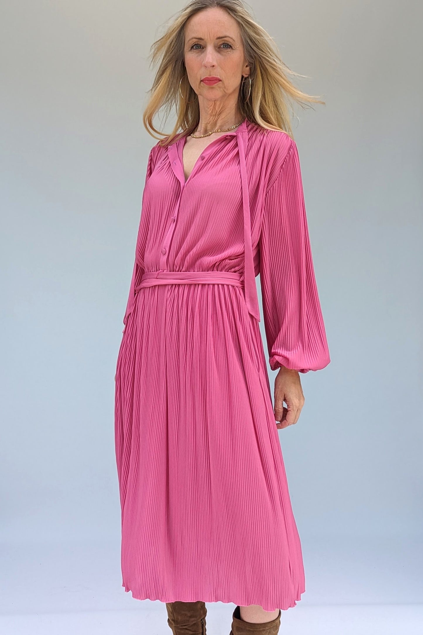 vintage pink dress