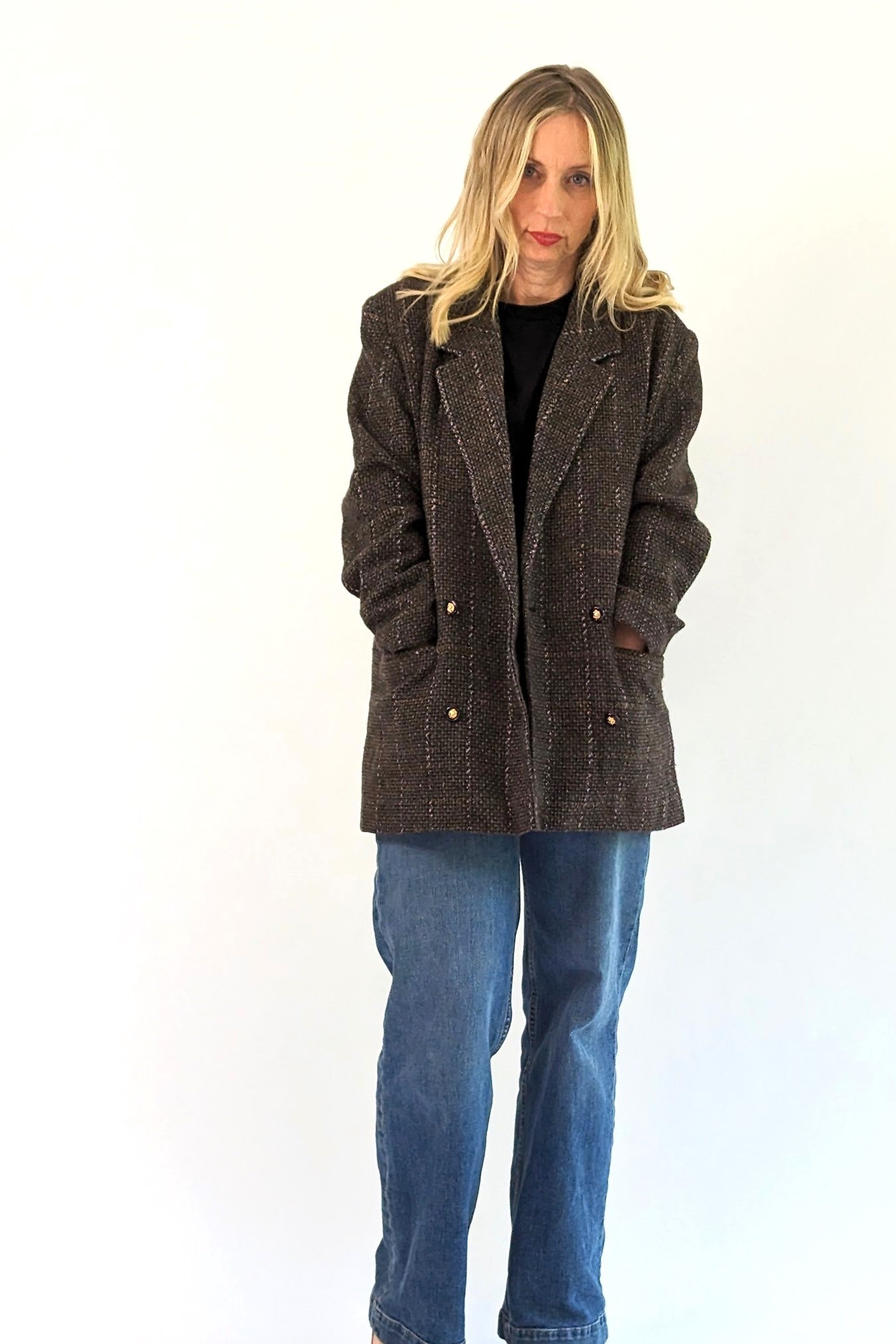 70s vintage tweed jacket