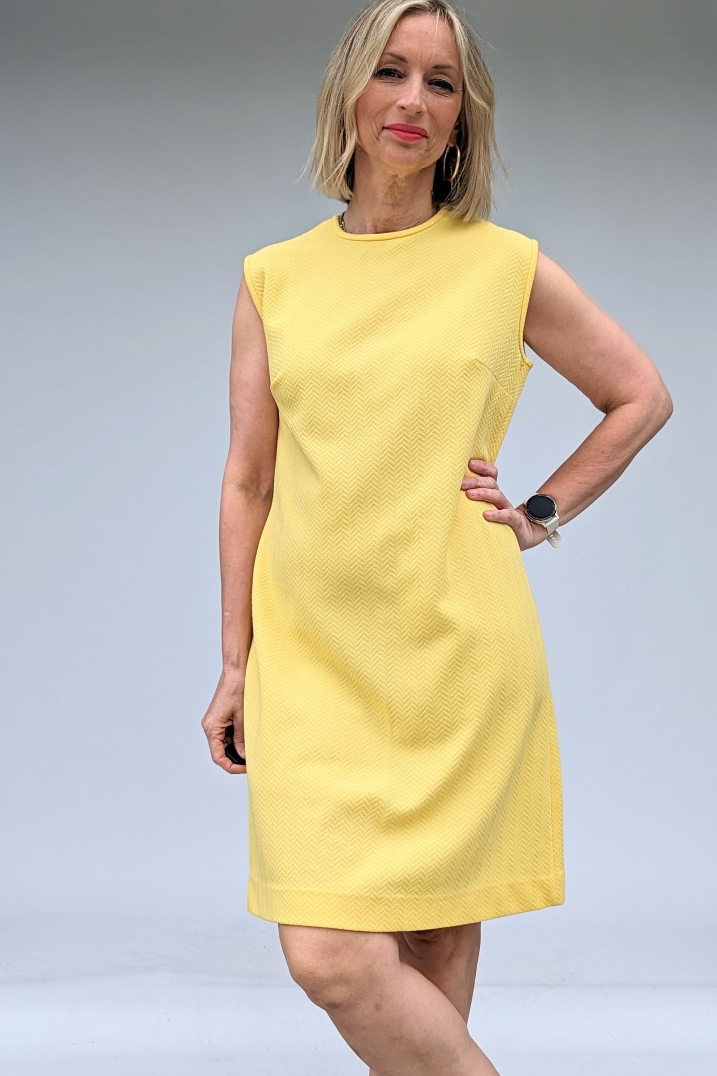 1970s Jersey Vintage Stretch Dress