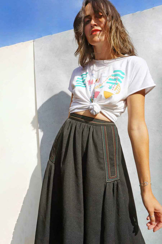 vintage 1970s bill gibb skirt