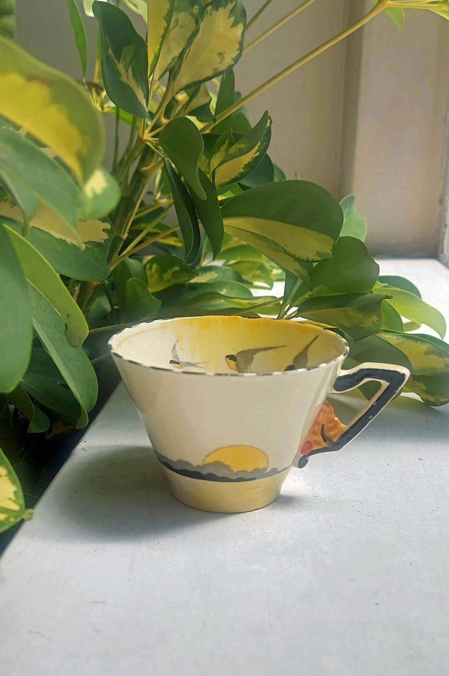 Vintage Art Deco Burleigh Ware Zenith Tea Cup