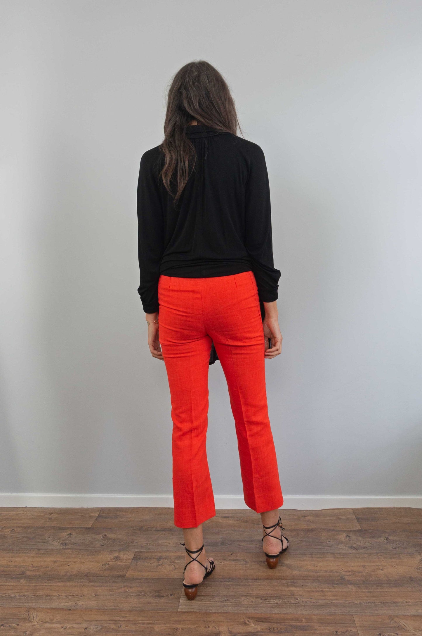 cropped high rise womens vintage trousers