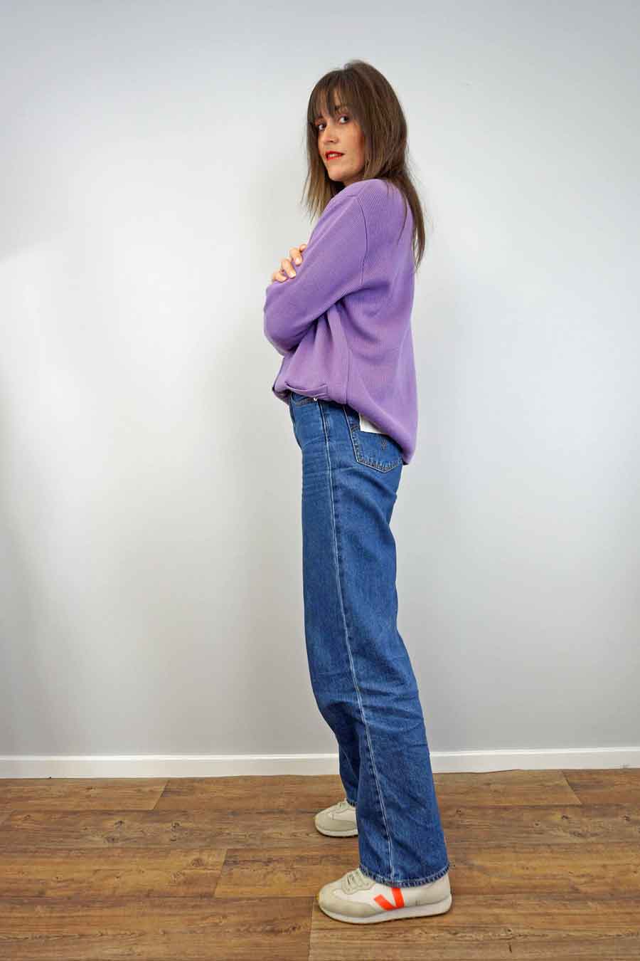 slouchy oversized pastel vintage womens chunky knit cardigan