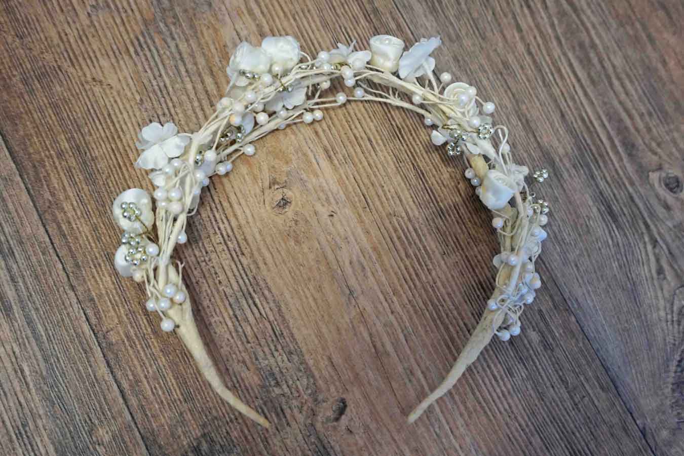 Vintage Bridal Floral Wedding Headband