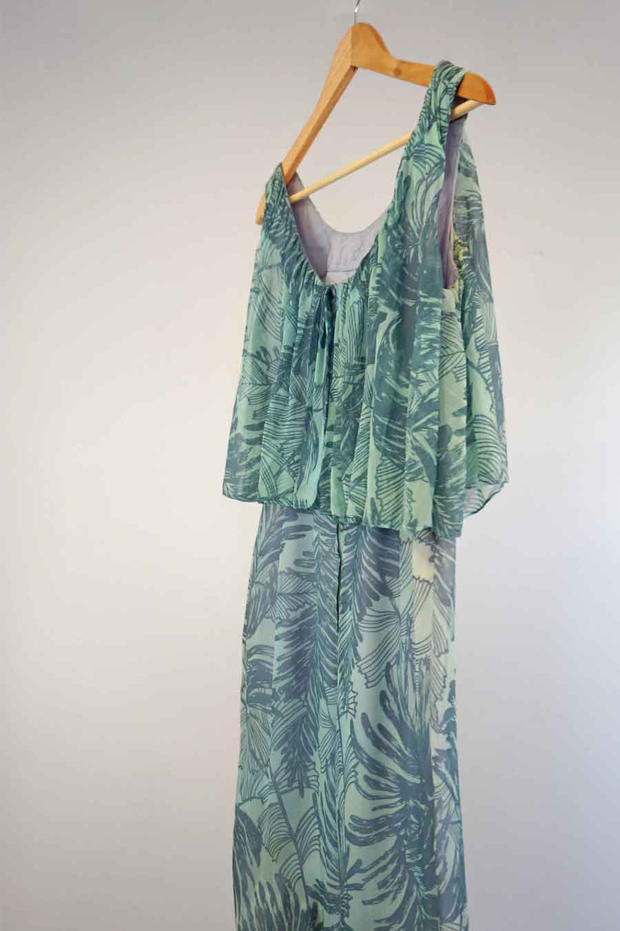 vintage 1960s ruffled harrods silk dress